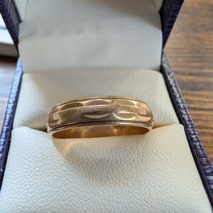 Siffari 10kt Gold Men's Band